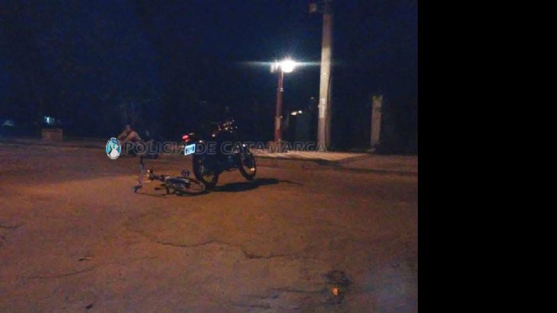 Niño de 8 años fue embestido por una moto