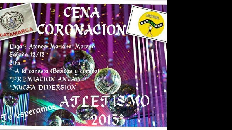 Esta noche, el atletismo de Catamarca premia y agradece