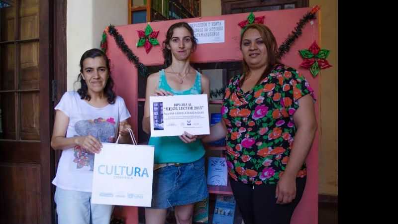 La “mejor lectora” del año fue Nélida Ponti de Buceta, de 82 años