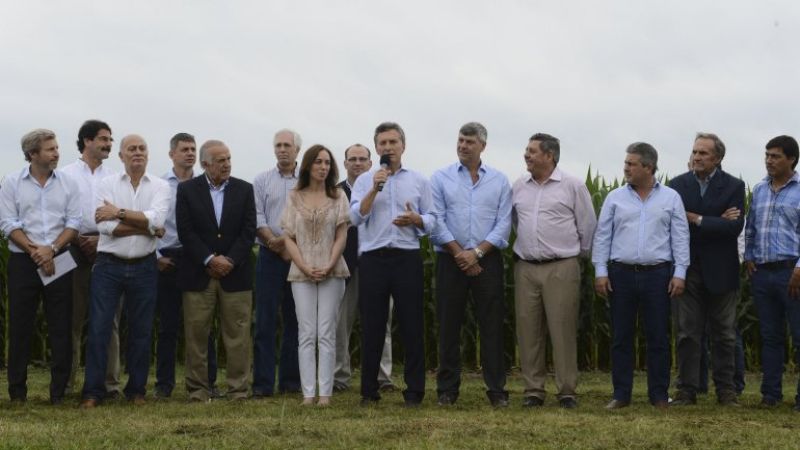 Macri anunció una baja en las retenciones al sector agropecuario
