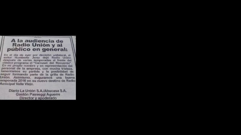 Reconocidos locutores fueron censurados en La Unión