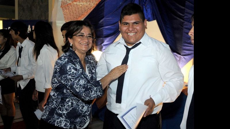 La Gobernadora cerró el ciclo lectivo en la Escuela "Ramón S. Castillo"