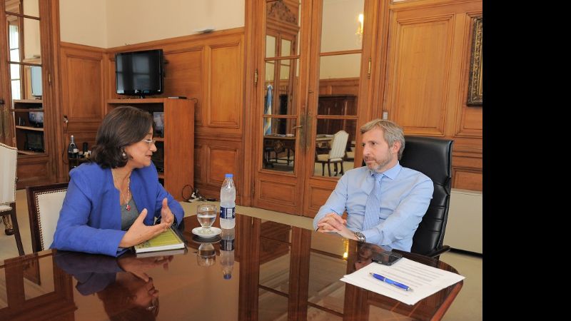 La Gobernadora se reunió con Frigerio