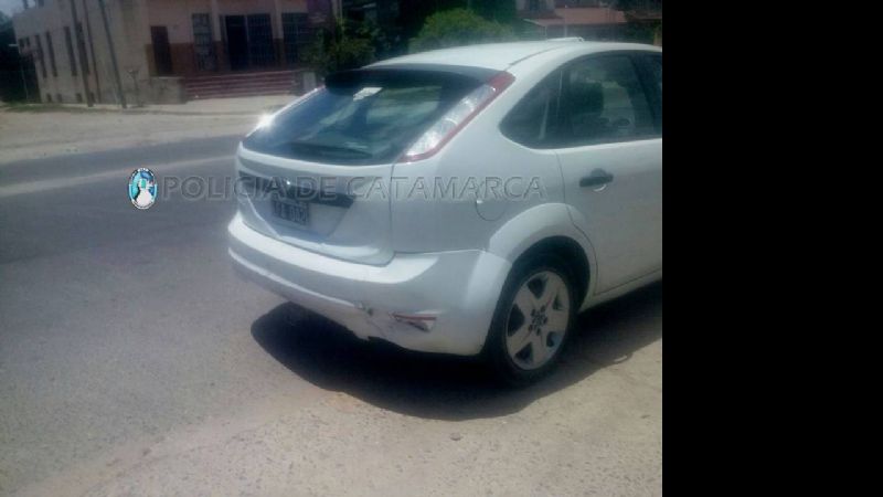 Mujer lesionada en un choque