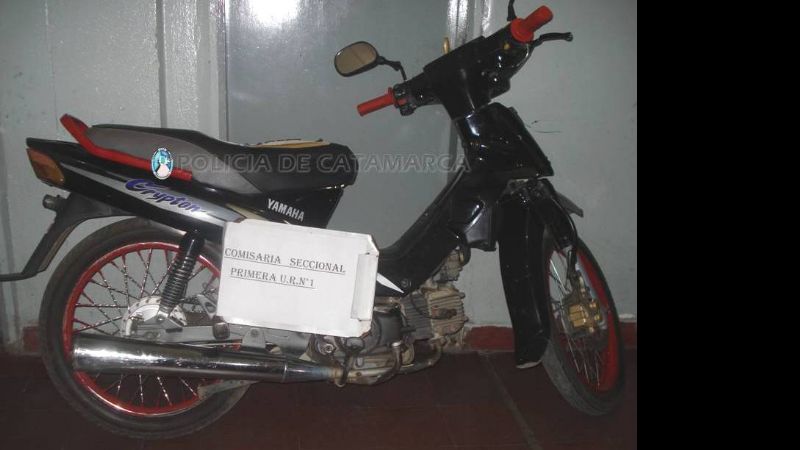 Recuperan una moto robada