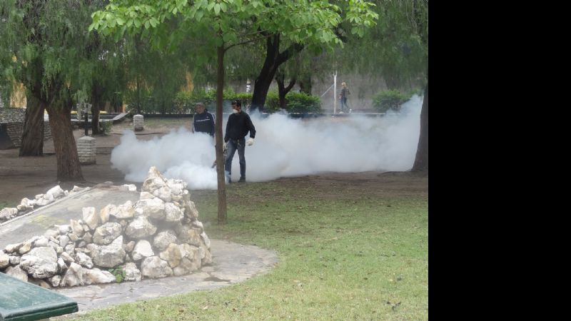 Fumigación en Valle Viejo por la Campaña de control de Vectores