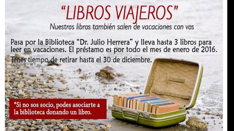 “Libros Viajeros” para disfrutar en las próximas vacaciones