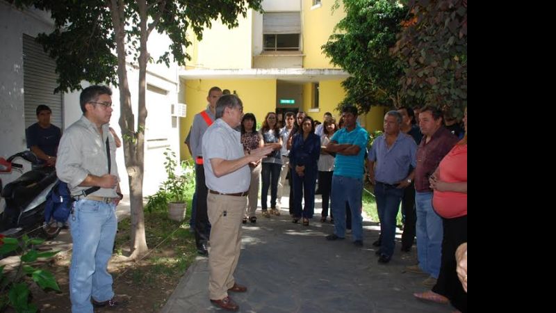 Simulacro de evacuación en Vialidad Provincial