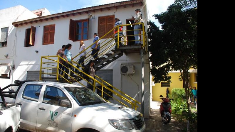 Simulacro de evacuación en Vialidad Provincial