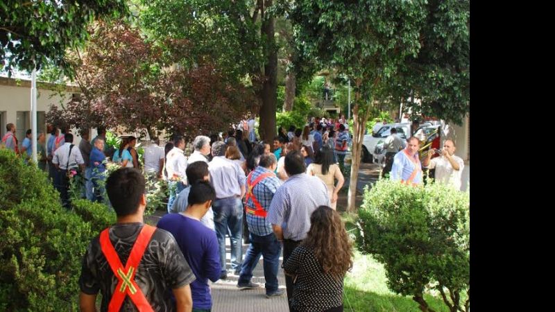 Simulacro de evacuación en Vialidad Provincial