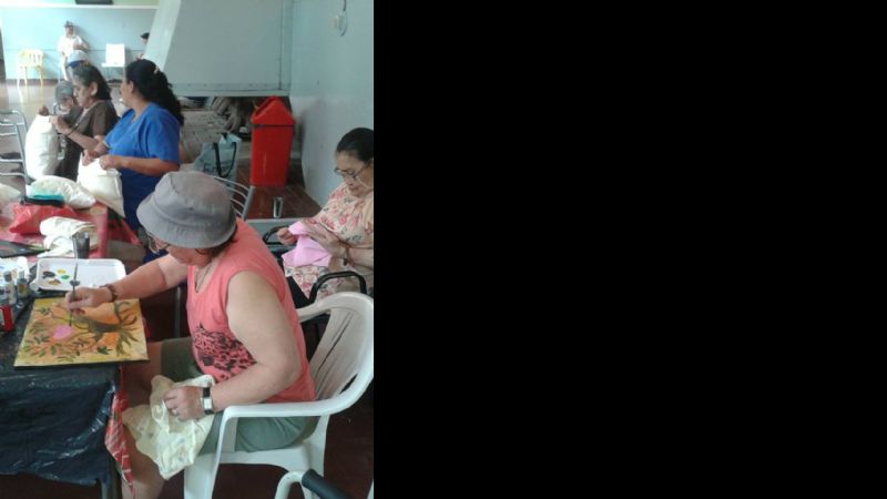 Celebración de fin de año en el Hogar de Ancianos