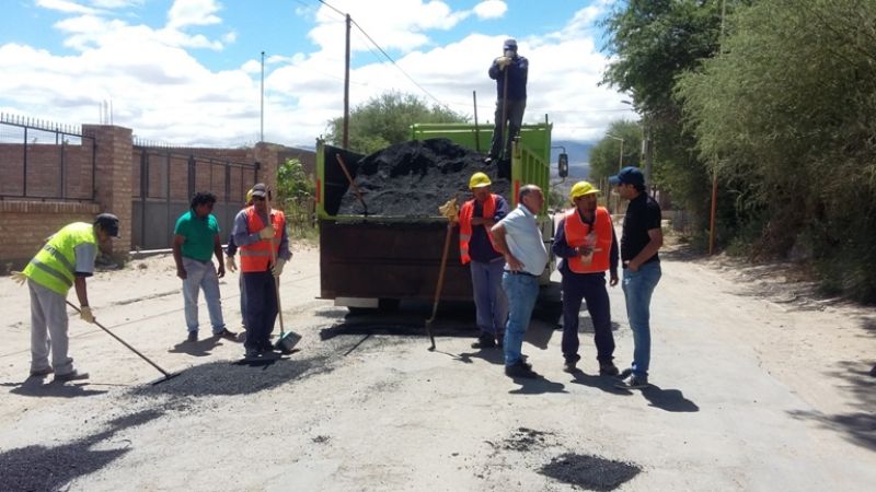 Bacheo en La Soledad