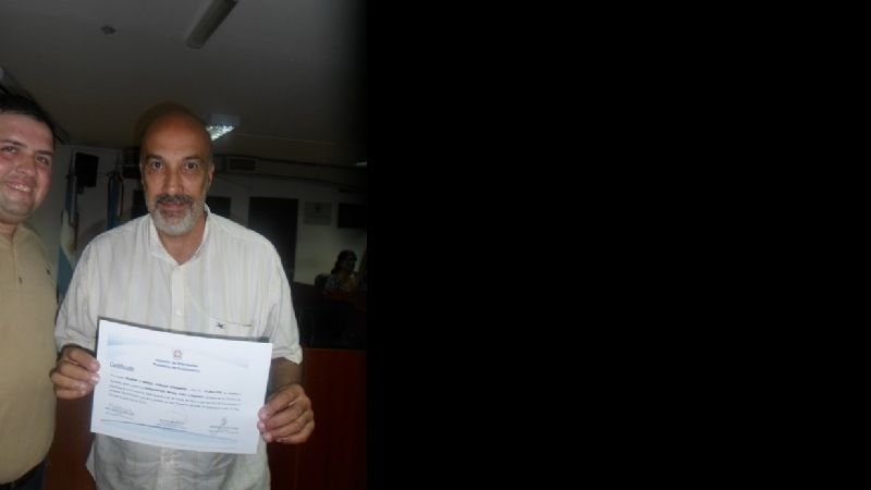 Entregaron certificados de curso de capacitación