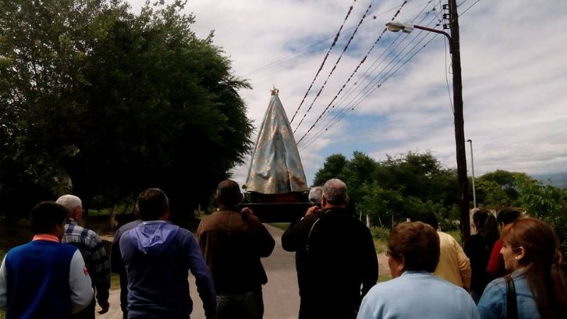 La Sagrada Imagen de la Virgen del Valle visitó Los Castillo