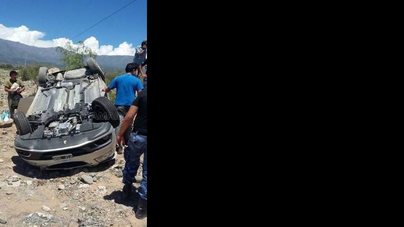 Grave vuelco en Pomán