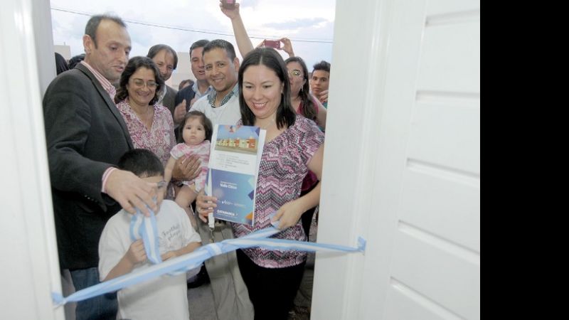Entrega de viviendas en Valle Chico
