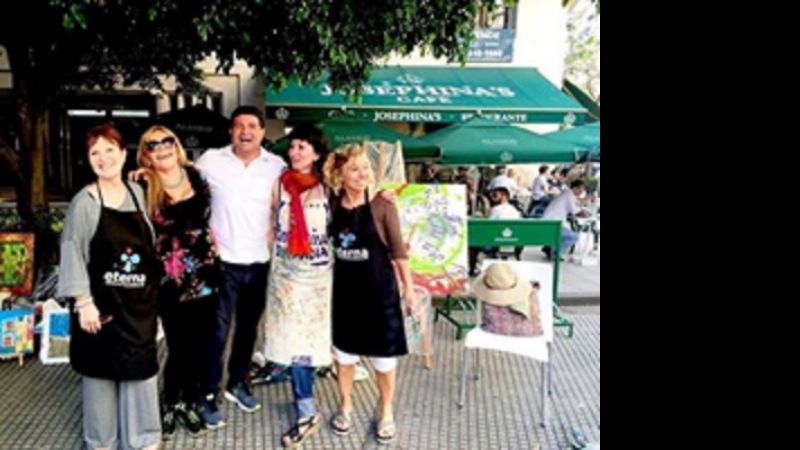 El artista Marcelo Villagra en Buenos Aires