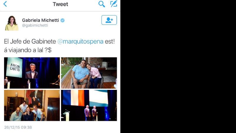 Por un twit fallido, las redes estallaron en burlas hacia Michetti