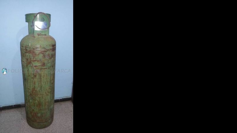 Secuestran un tubo de gas