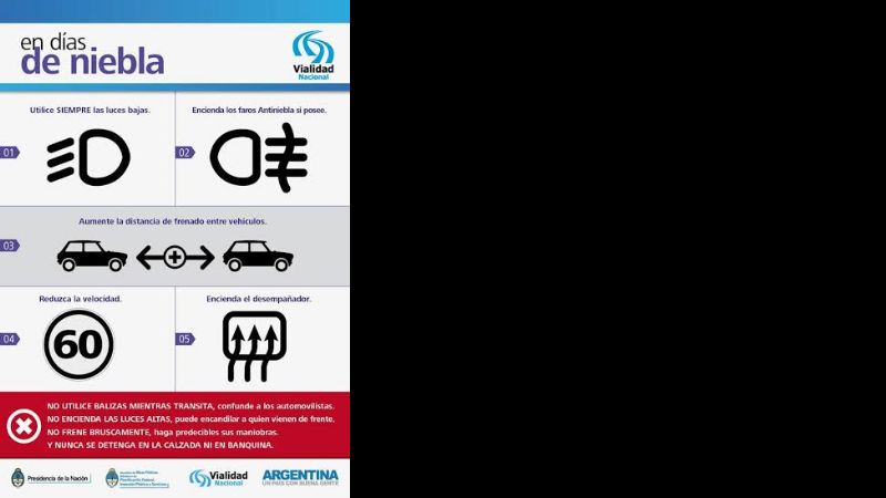 Normalidad en el tránsito por las rutas nacionales