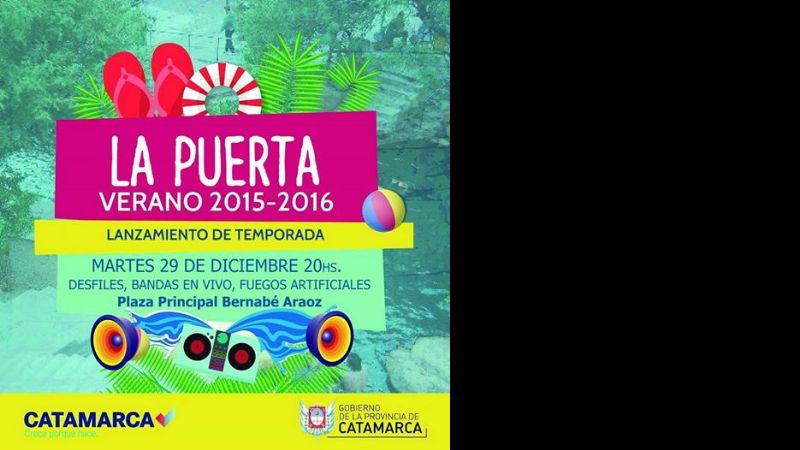 Se lanza la temporada de verano en Catamarca