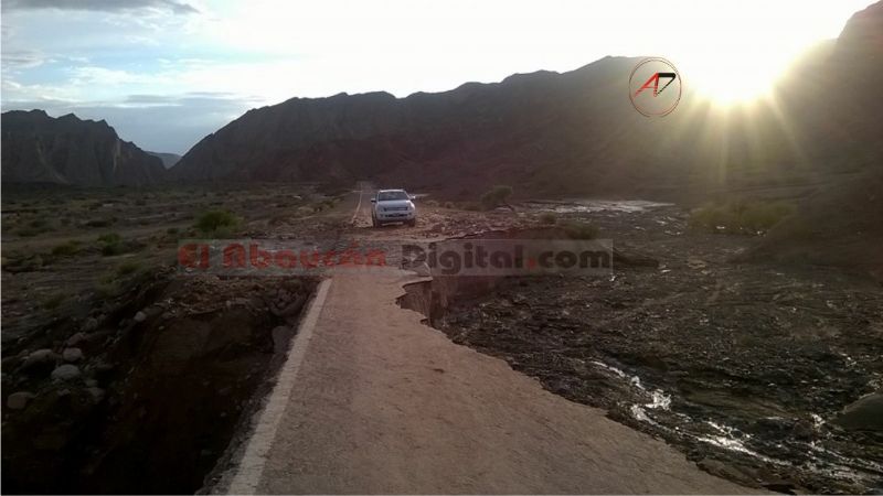 Grandes crecidas dejan intransitable al Paso de San Francisco