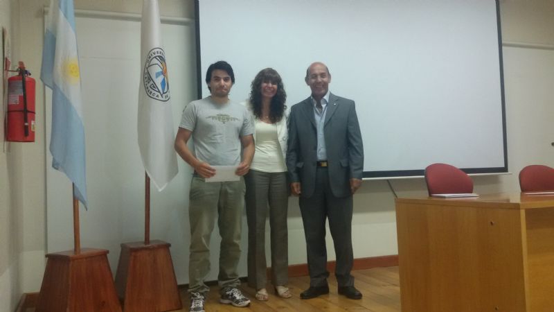 Reconocimiento al trabajo de becarios en el programa de Riesgos Ambientales