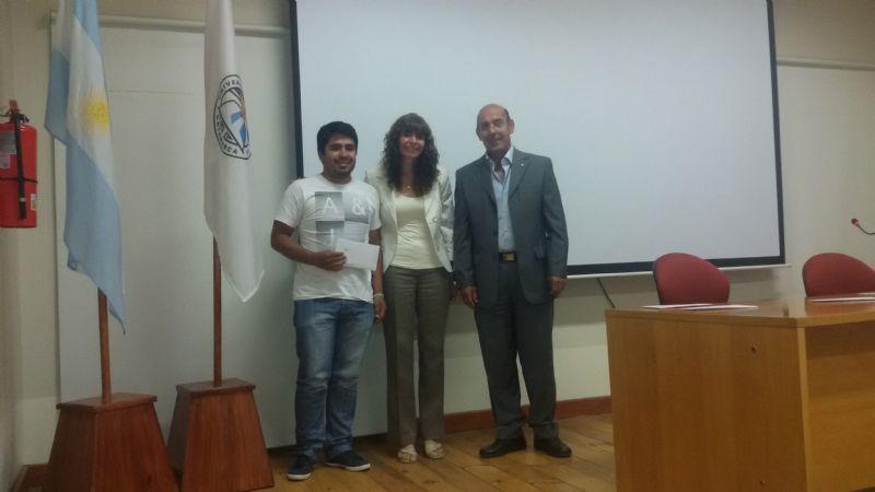 Reconocimiento al trabajo de becarios en el programa de Riesgos Ambientales