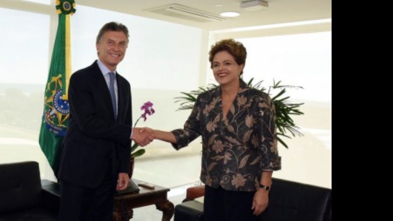Macri está reunido con Dilma Rousseff en el Planalto