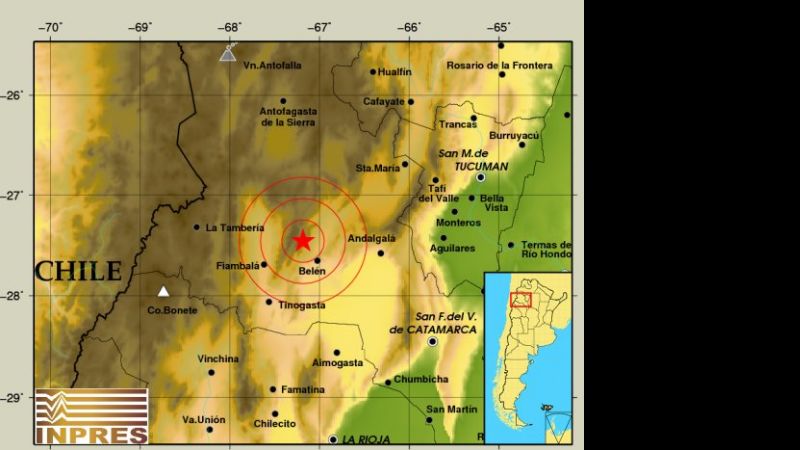 Leve sismo a la madrugada