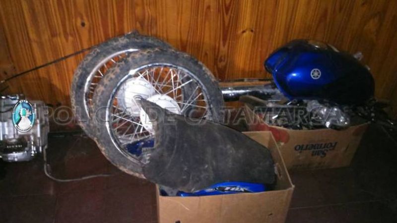 Recuperan una moto en Recreo