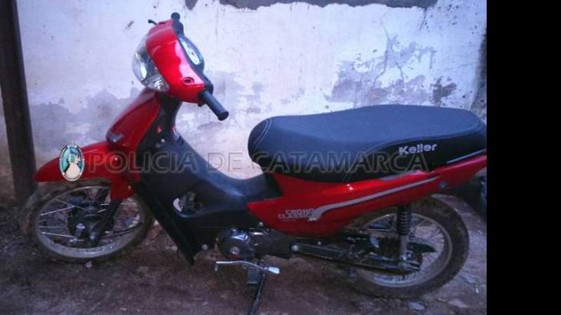 Recuperan una moto en Recreo