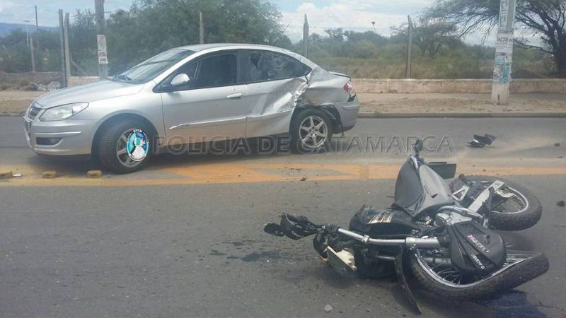 Lesionados en un choque