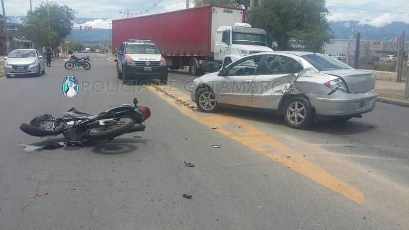 Lesionados en un choque