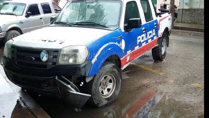 Lo aprehendieron por protagonizar un accidente y fugarse