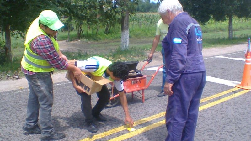 Señalización de la Ruta Nacional Nº64 y Control vehicular en Los Altos