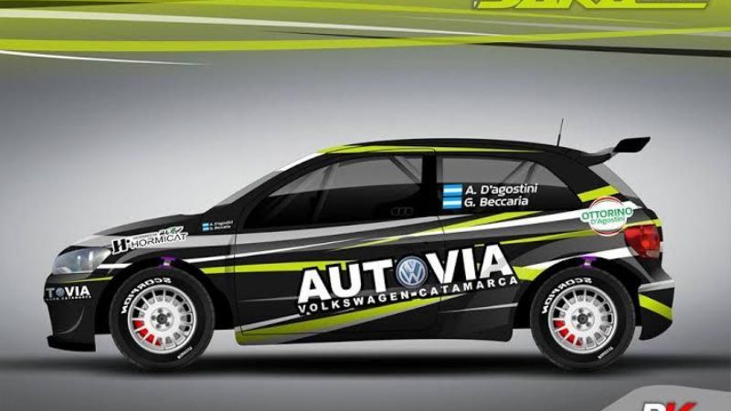 Así será el auto de Augusto D´Agostini, en el Rally 2015