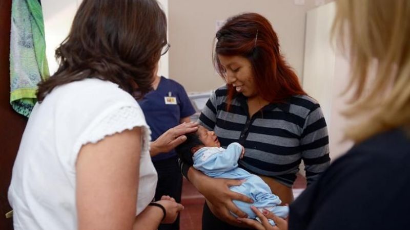 Corpacci visitó la obra del nuevo Banco de Sangre