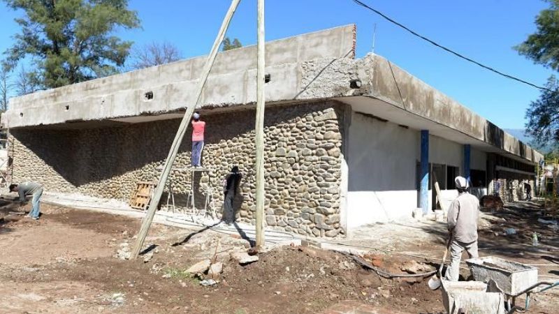 Corpacci visitó la obra del nuevo Banco de Sangre