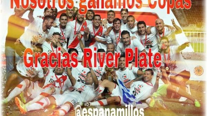Con afiches y memes, River se ríe de San Lorenzo, y también de Boca