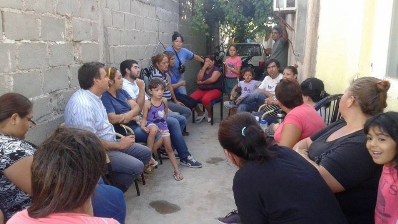 Concejal participo de mateada con vecinos del Bº 35 vv