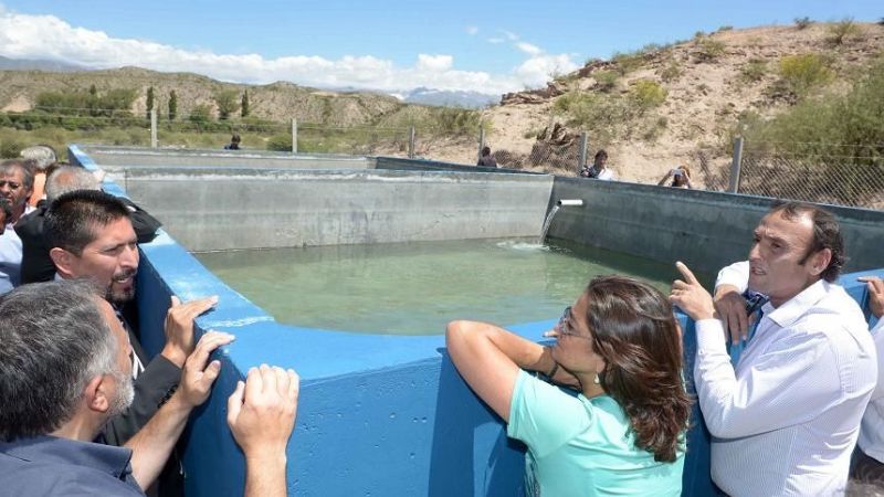 La Gobernadora inauguró obras en el Norte de Belén