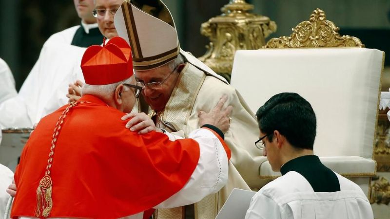 Villalba fue creado cardenal por el papa Francisco