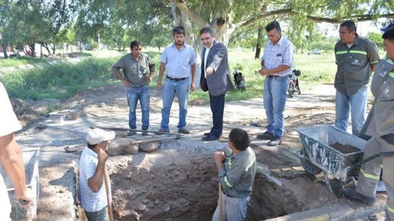 Ensanchan bocas de tormenta y desagües para evitar nuevos anegamientos