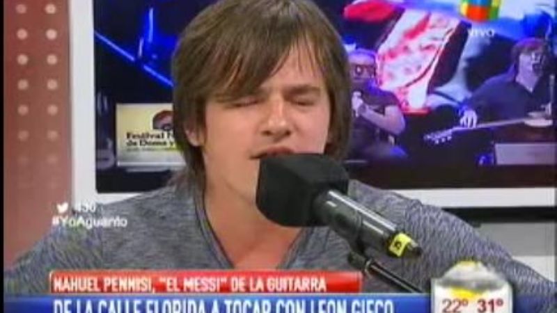 El guitarrista no vidente que hizo llorar a todo un estudio de TV