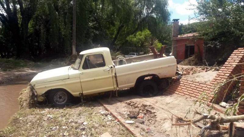 Suman 7 los muertos por el temporal en Sierras Chicas