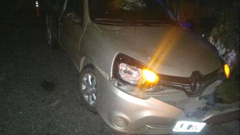 Chocó contra la montaña, en la Cuesta del Portezuelo