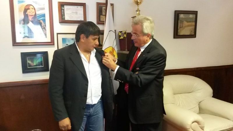 Andersch recibió al Gobernador de Distrito de Rotary Club