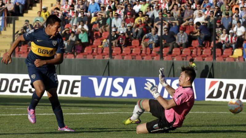 Boca superó 2-0 a Palestino en su debut en la Copa Libertadores