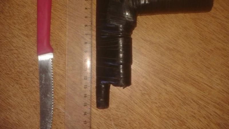 Tenían un arma de fuego